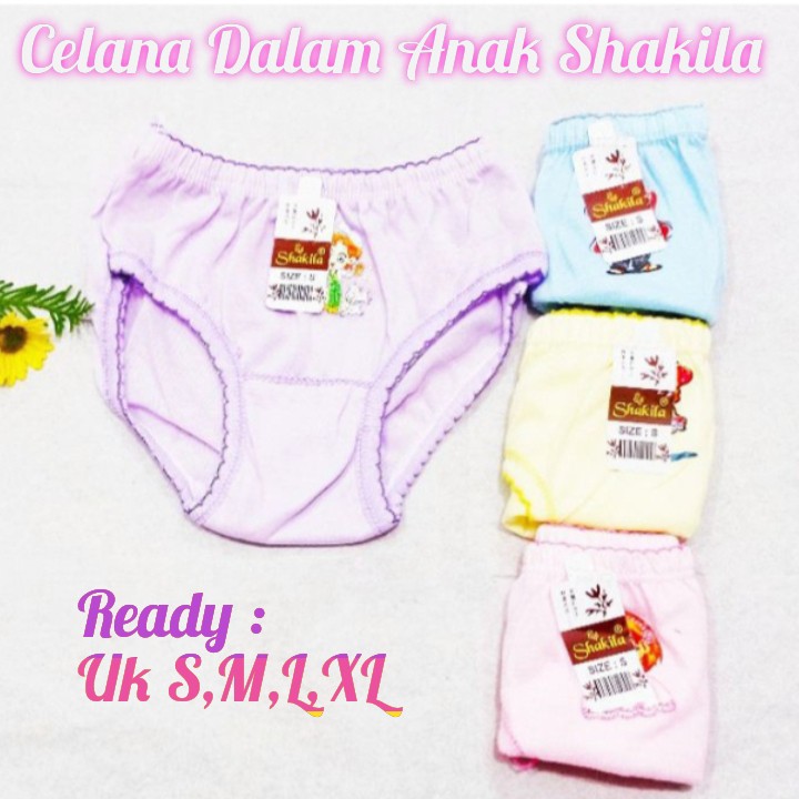 Celana Dalam Anak Perempuan Shakila Motif Karakter | CD Kartun Size S M L XL