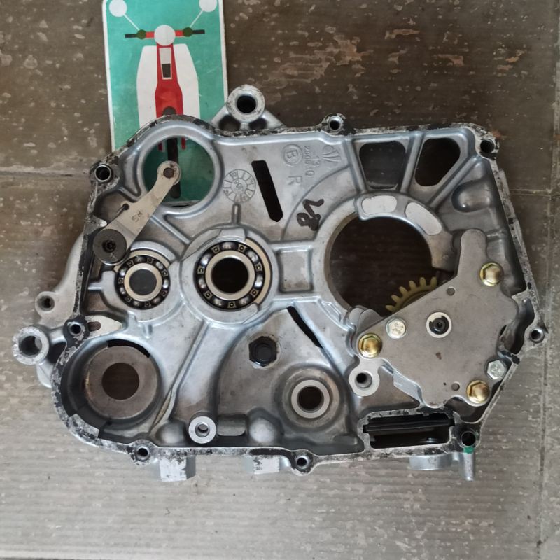 crankcase pompa oli kanan garuda pnp honda prima grand legenda supra