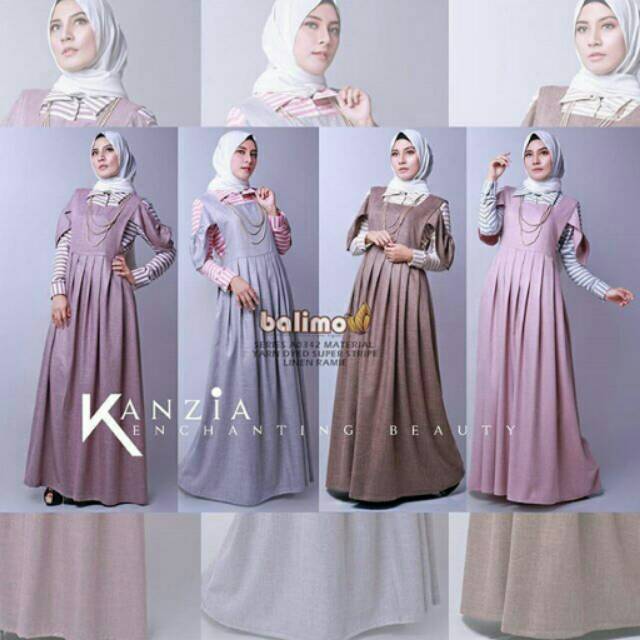 OVERAL SET MUSLIMAH KEKINIAN "KANZIA ori by Balimo"