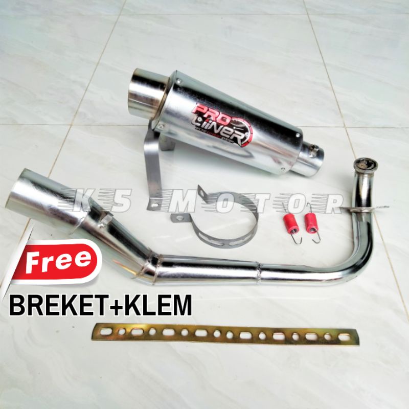 Knalpot Pro Liner Bass Vario All Series ( 110 Old / New 125 Old / New 150 Old / New )