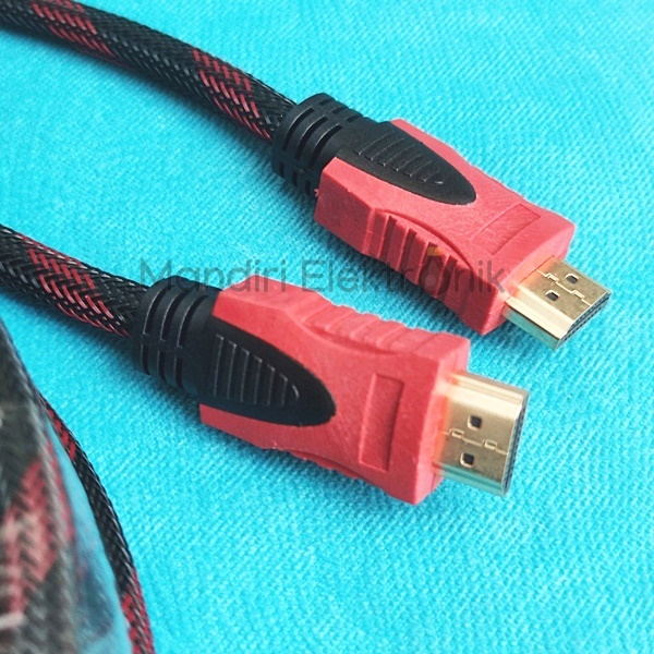 Kabel HDMI Serat Jaring HDMI To HDMI 1.5 / 3 / 5 / 10 / 15 Meter