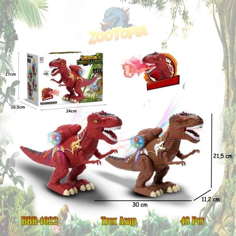 Mainan DINOSAURUS Spray TYRANNOSAURUS ARMOR BBR1022