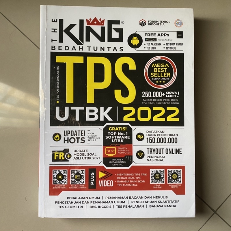 [PRELOVED] BUKU TPS THE KING 2022 UTBK SBMPTN