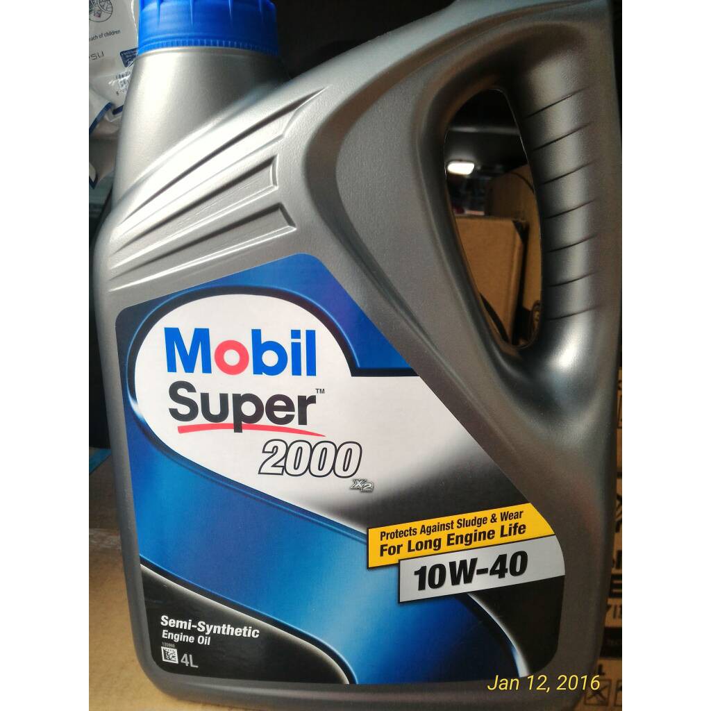 Oli Mobil 1 Super 2000 SAE 10W 40 Galon 4 liter