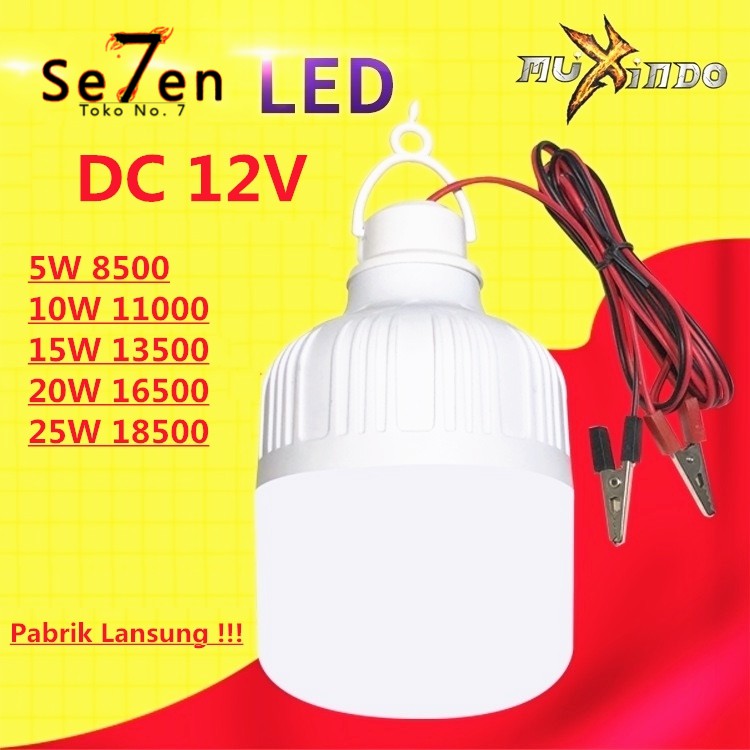 Lampu Bohlam LED DC 12V MUXINDO Semua Watt