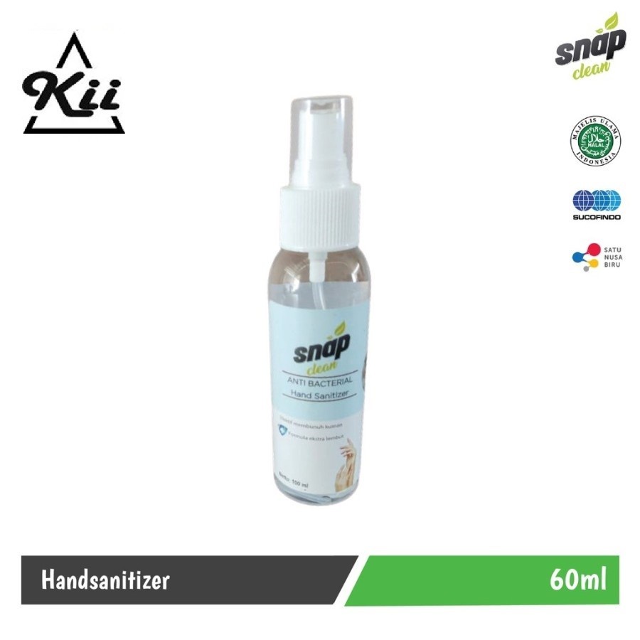 Snap Clean Hand Sanitizer Botol Spray - Handsanitizer Alkohol 70%