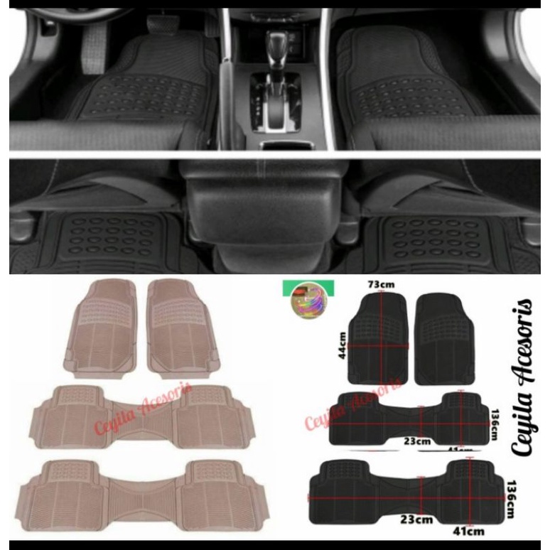 Karpet Karet Tebal Q2 3 baris Mobil Calya/ Sigra