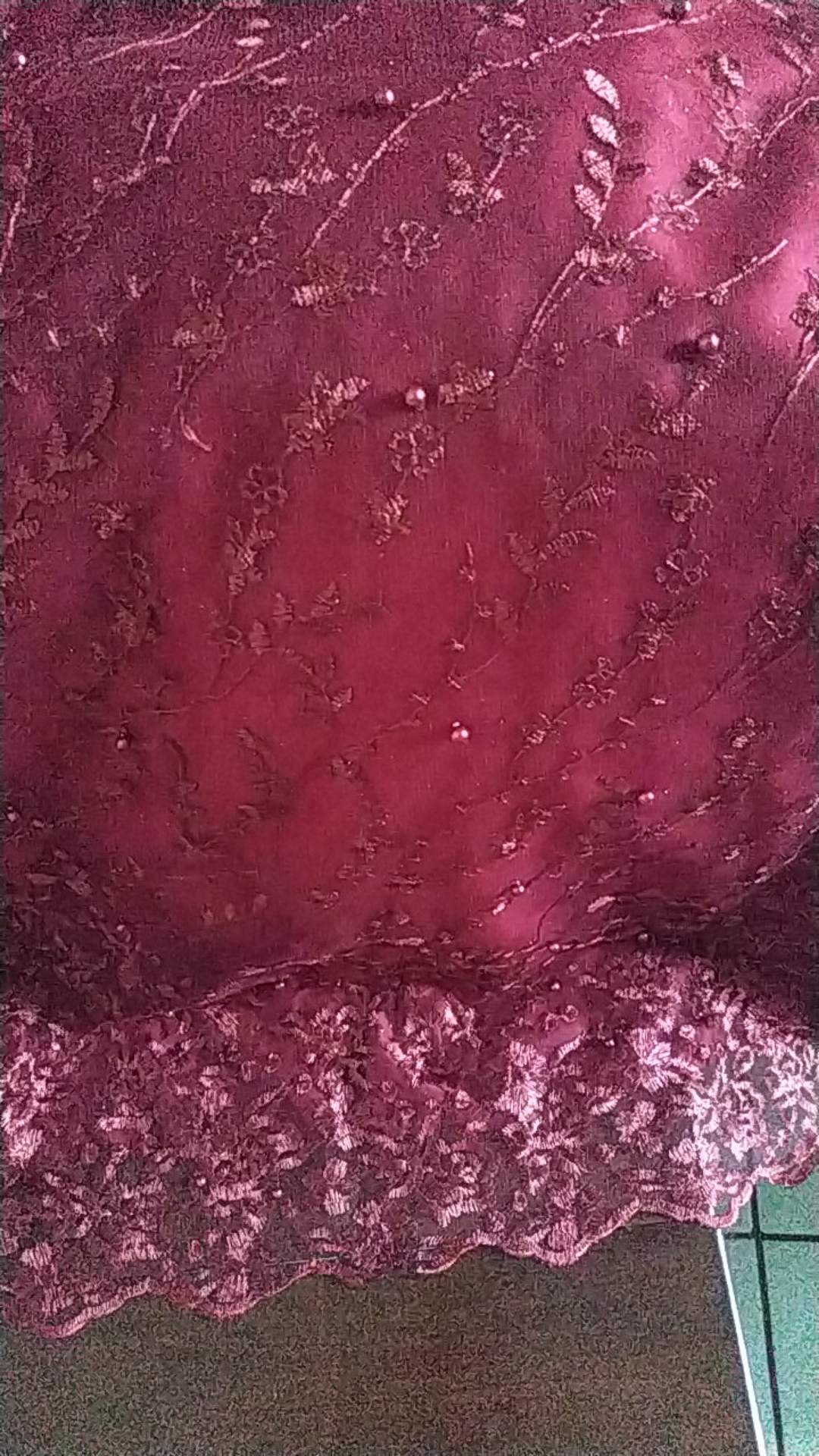 [ada Jumbo] Aura Gown #2 Batik Maxi Sahita Farasya Tile Gamis Muslim Pesta Kondangan Seragam