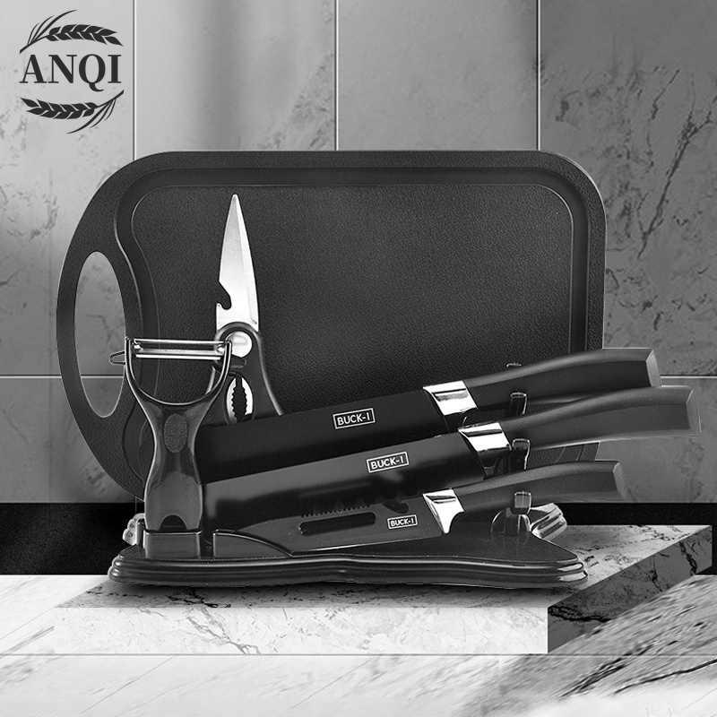 PISAU SET 7 IN 1 TALENAN /Poenscae KITCHEN KNIFE SET / Pisau Dapur Set FREE TALENAN MURAH