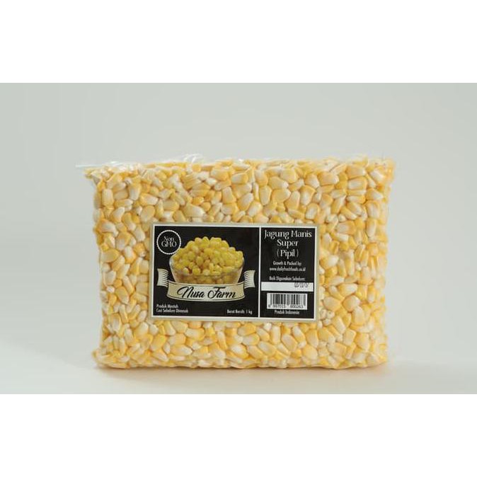 

Sweet Corn Whole Kernel\u002FJagung pipilan-Daily Fresh 1kg (Jasuke)