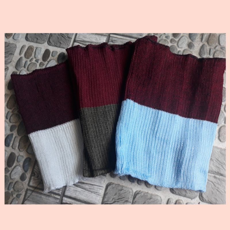 Inner Rajut bandana 2warna/Ciput rajut bandana/bandana rajut 2 warna
