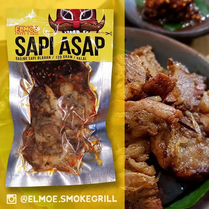 

Daging Asap "Elmoe Smoke&Grill" Paket Ngeces 2 ➡ Isi 6 Pouch