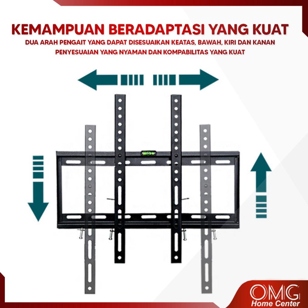 Bracket Tv Led 14 17 19 20 22 24 27 32 40 43 Inch Universal Smart Tv Digital Lcd Braket Fleksibel
