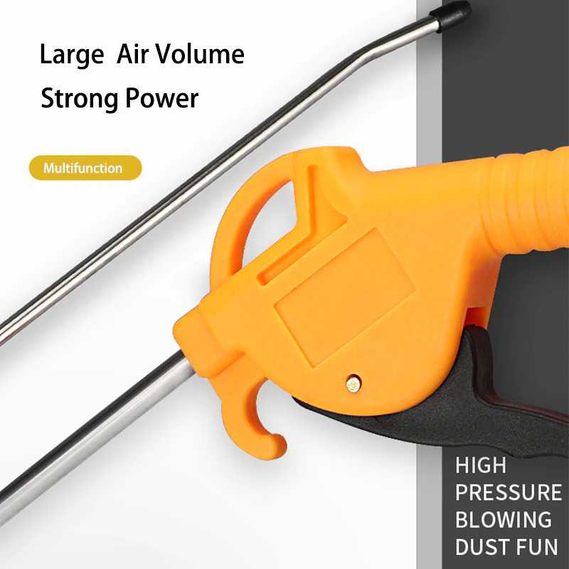 Air Blow Gun Pneumatic Cleaning Tool Dust Spray 270mm Desain Pistol Minimalis Semprotan Angin Berkualitas