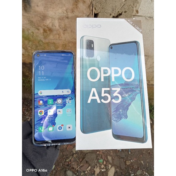 Oppo A53 Ram 4/128 Second Like New Garansi Resmi