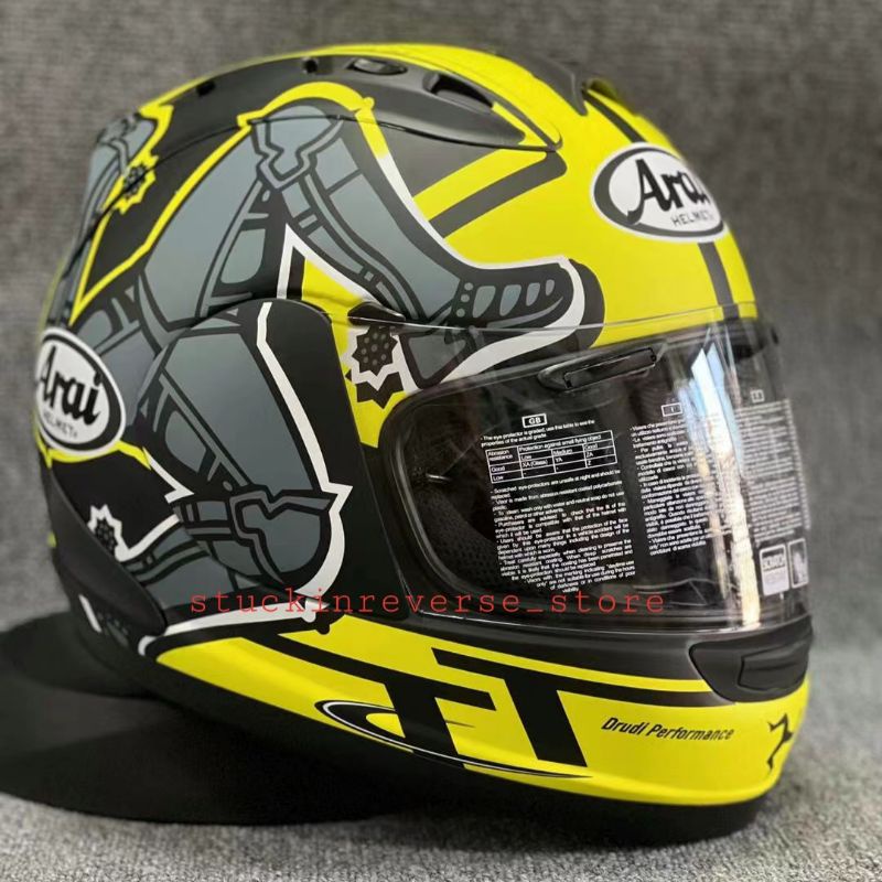 Helm Arai rx7 Iom TT 2019 clone not agv hjc nolan kyt nhk airoh