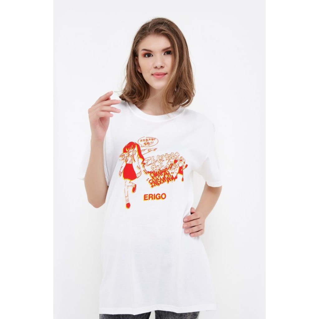 

Erigo T-Shirt Happy Girl White