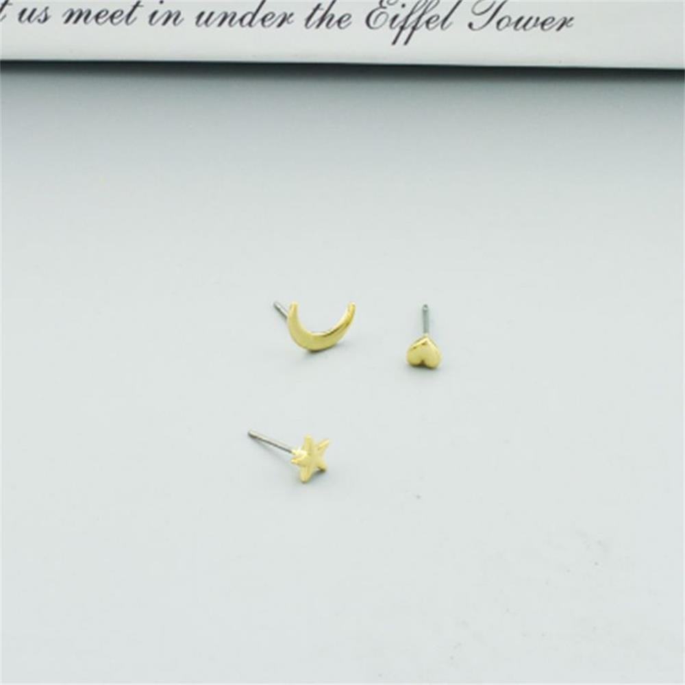 Lily 2Set/6PCs Anting Set Pesta Punk Perhiasan Minimalis