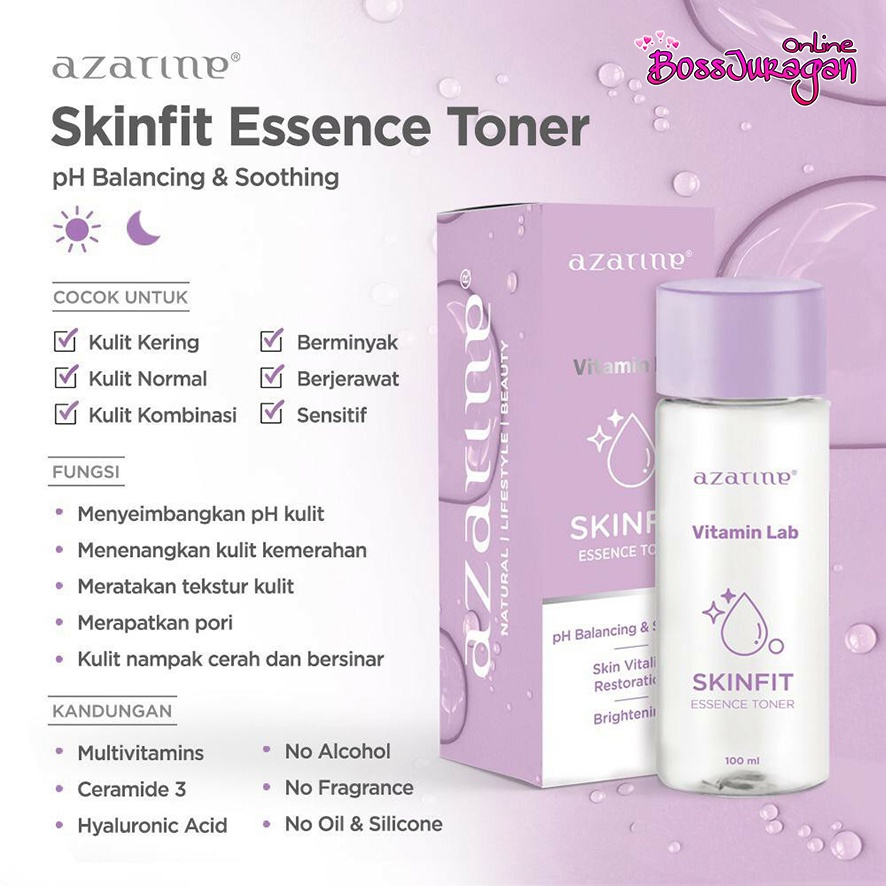 (BOSS) AZARINE Vitamin Lab - Bubble On Me | Skinfit Essence Toner