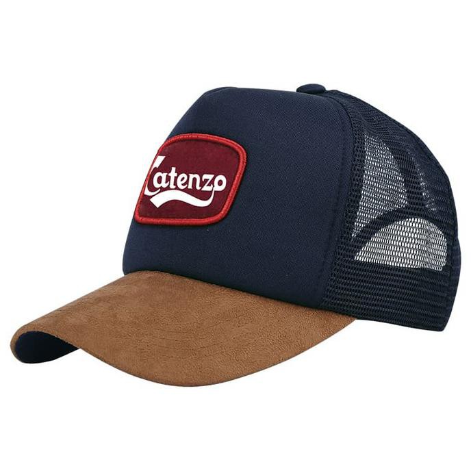 Spesial - Topi Casual Pria Biru Navy Catenzo Zn 104 Murah Original