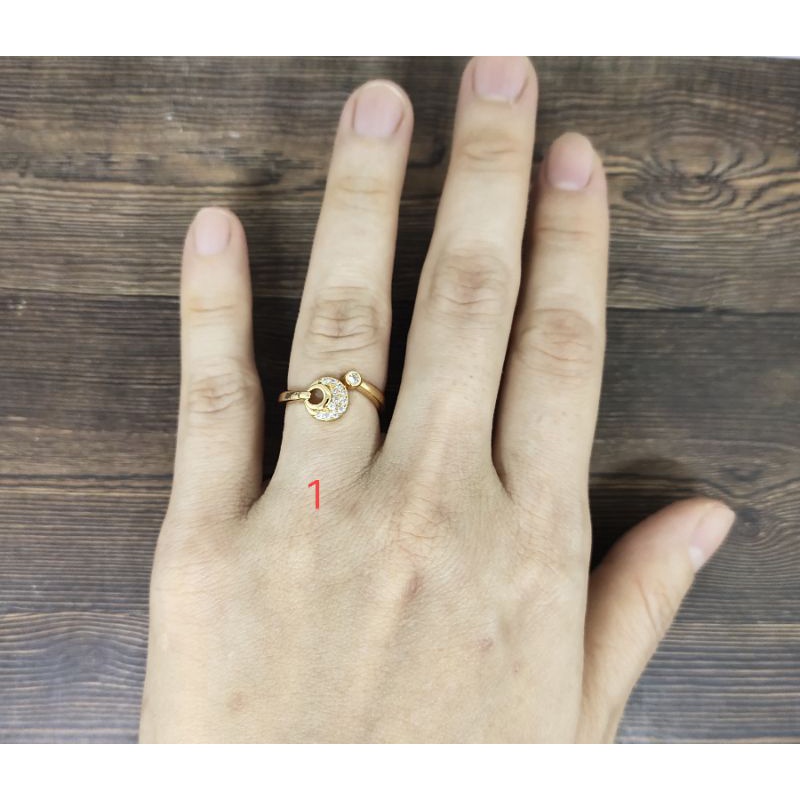 Fifi Fashion Cincin Fashion Model Perhiasan Lapis Emas C31