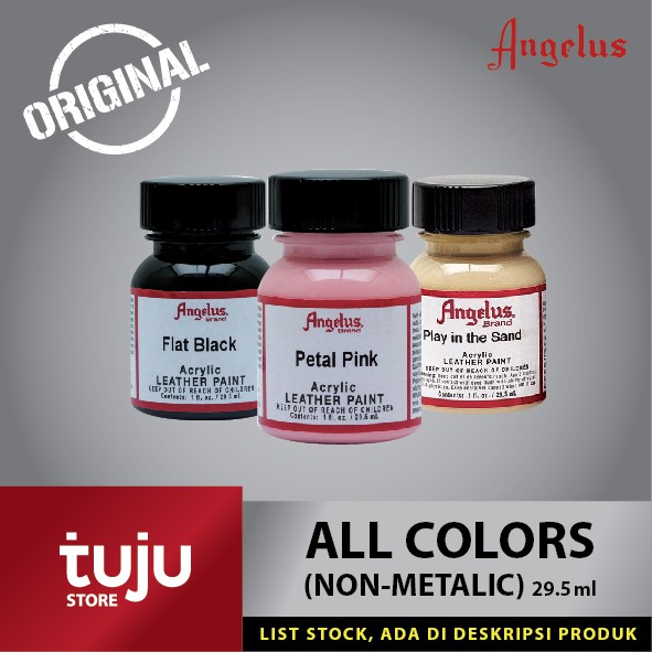 

TERLENGKAP! Angelus Acrylic Leather Paint - 29.5ml (non metalic)