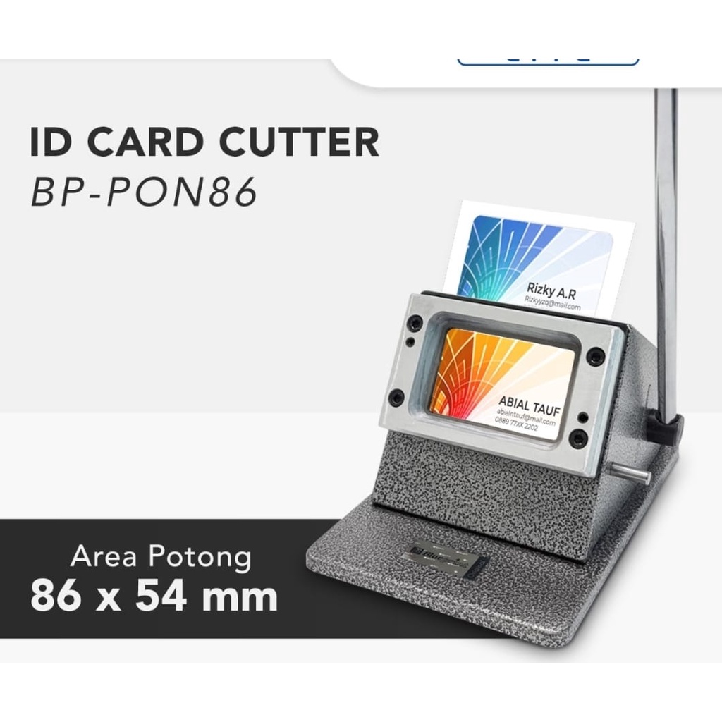 

MESIN PEMOTONG ID CARD / PEMOTONG ID CARD / MESIN PLONG