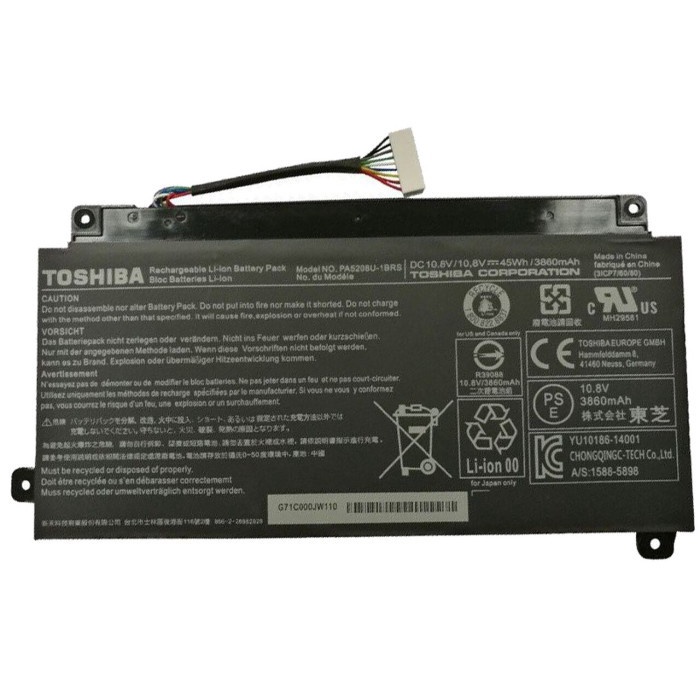 Batre Baterai Toshiba Satellite E45 E45W-C Part Number PA5208u-1BRS - BERGARANSI