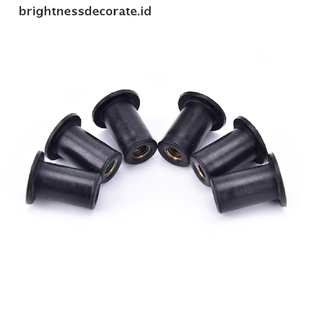 6pcs M5 Grommet Karet Pengencang Kaca Depan Mobil Kayak