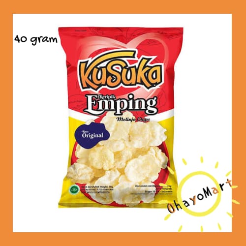 Kusuka Keripik Emping Original / Kusuka Melinjo Chips 40grm