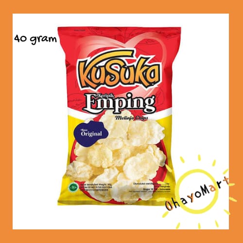 Kusuka Keripik Emping Original / Kusuka Melinjo Chips 40grm