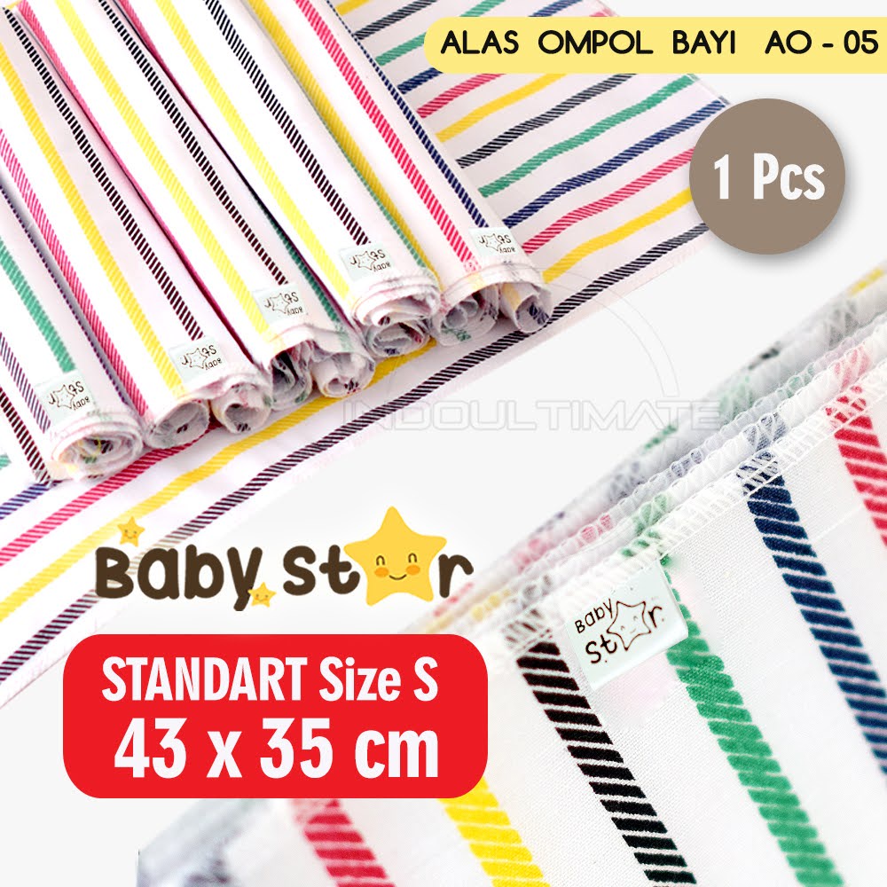 [COD]100% CEPAT SERAP COTTON Alas ompol bayi BABY LEON AO-01 AO-05 perlak alas tidur bayi popok bayi murah