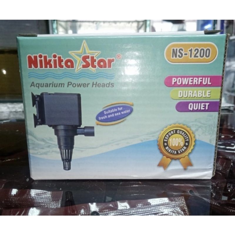 Mesin pompa aquarium / power head Nikita star NS1200 / Mesin untuk air terjun aquascape