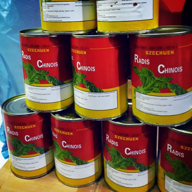 

Lobak dalam kaleng/ sechuan cai 340 gram