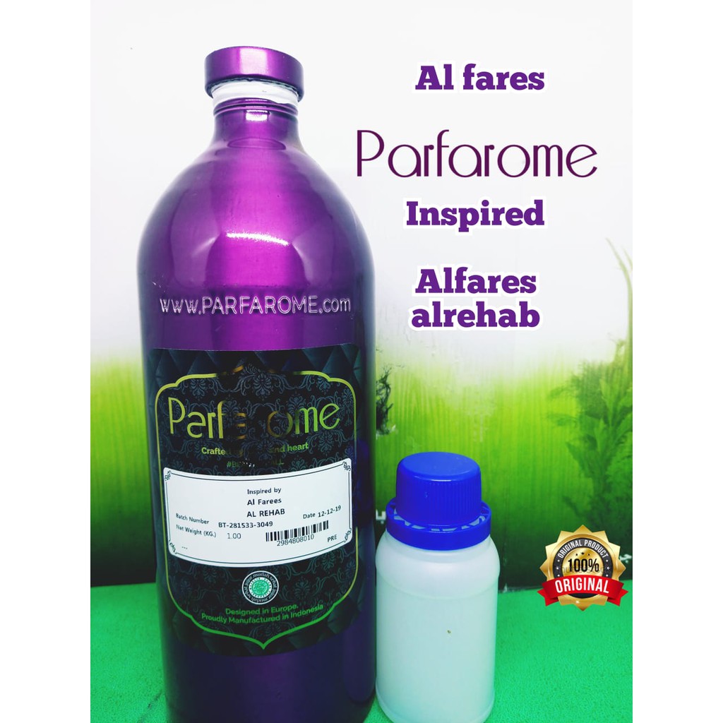 ALFARES BY PARFAROME (PREMIUM) INSPIRED ALFARES ALREHAB BIBIT MURNI 100 ML