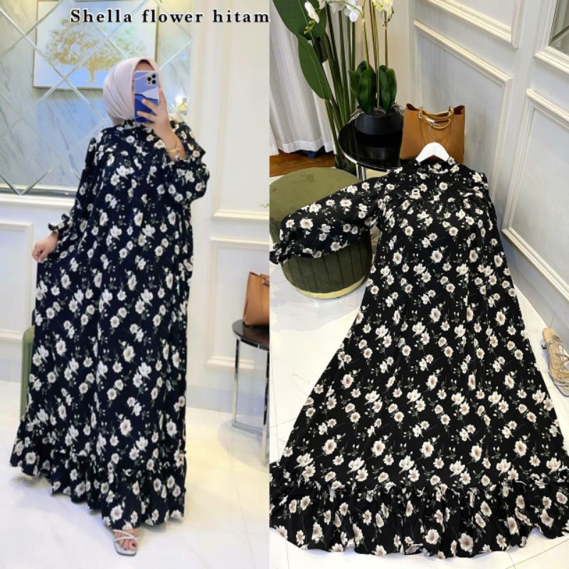 GAMIS WANITA TERBARU DRESS CRINCLE AIRFLOW JUMBO BUSUI