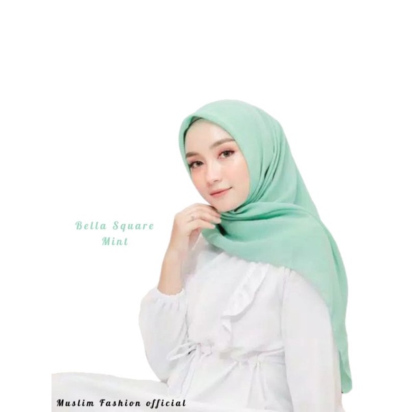 Penawaran Spesial Hijab Segi empat / Warna Jilbab Mint