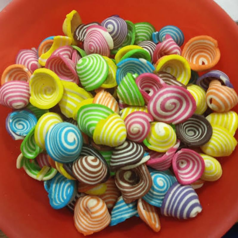 [ 200gr ] kuping gajah mini rainbow murah