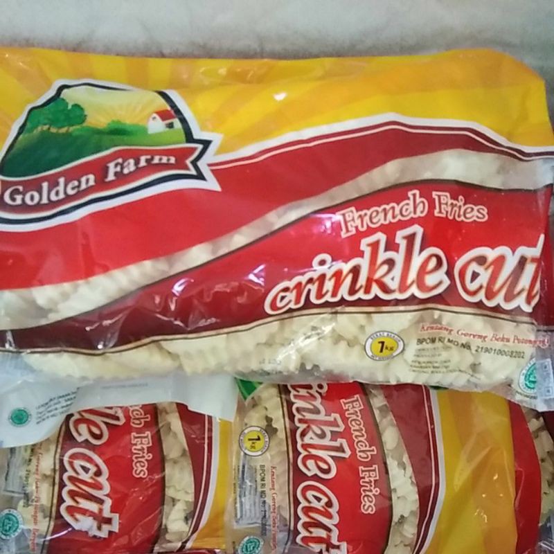 

Golden Farm French fries Crinkle Cut 1 kg