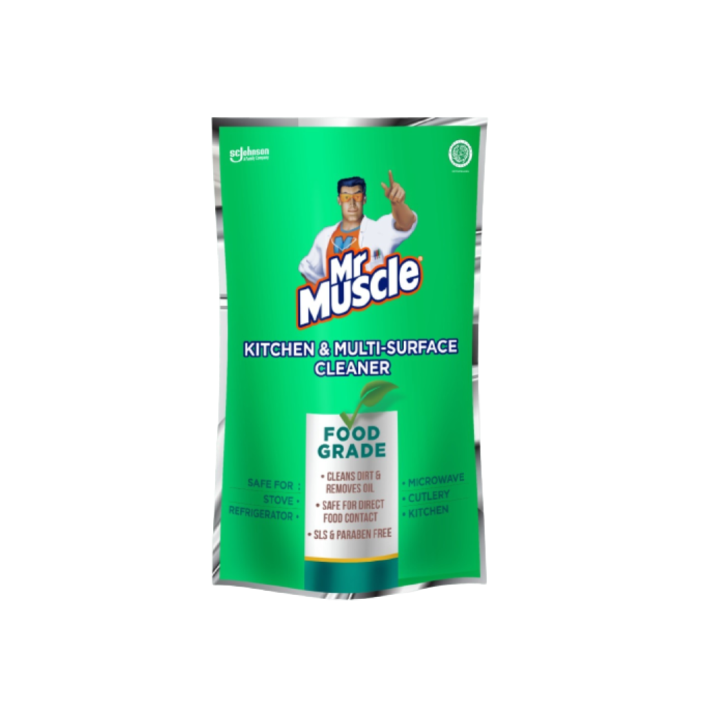 Jual Mr Muscle Kitchen & MultiSurface Cleaner Pouch 480ml Shopee