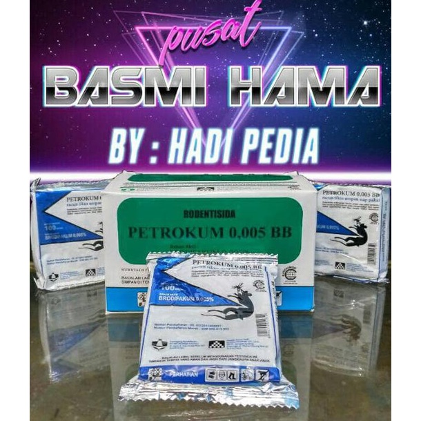 Racun tikus petrokum 1kg, mati kering tidak bau, Ampuh.