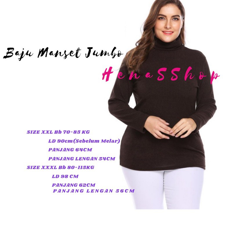 MANSET JUMBO BIG SIZE XXXL MANSET BAJU JUMBO