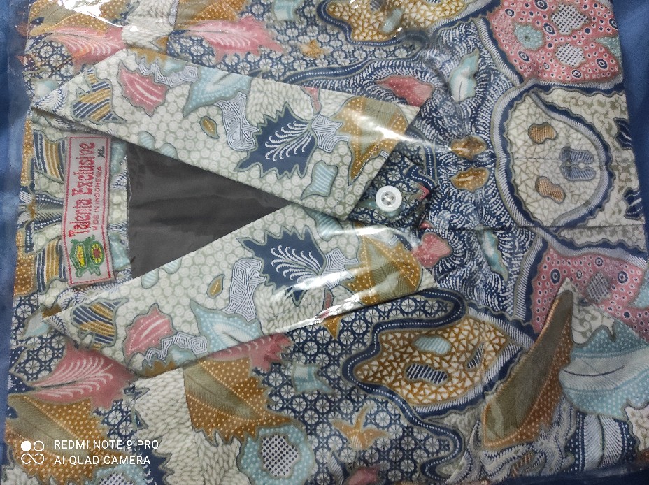 Kemeja Batik Prabu Bahan Katun Baturaden Reguler Fit B110