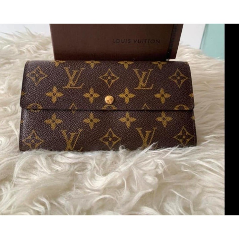 VERY GOOD preloved long LV AUTHENTIC dompet LV ORIGINAL