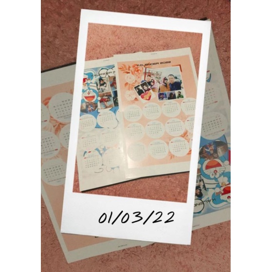 

Kalender 2022 Custome/ Kalender Karakter / Kalender Free Design Custome