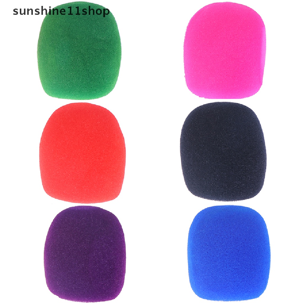(SHO) 5pcs Cover Spons Busa Cover Microphone / Headset Untuk Rekaman