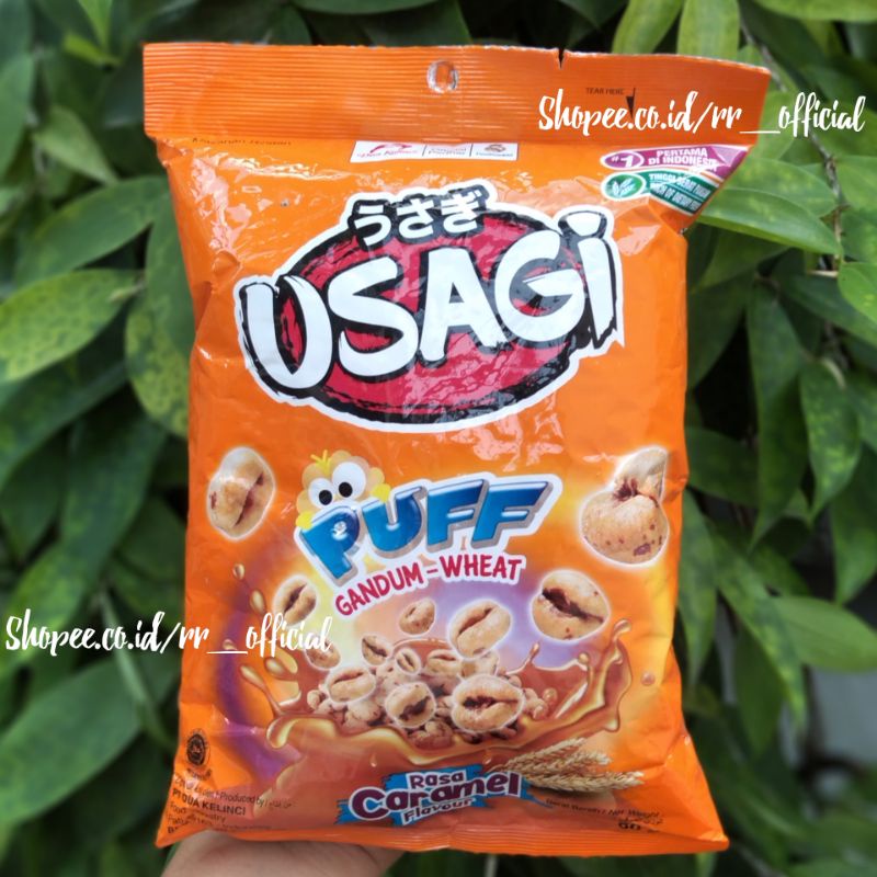 

Snack Puff Usagi Rasa Caramel 60gr