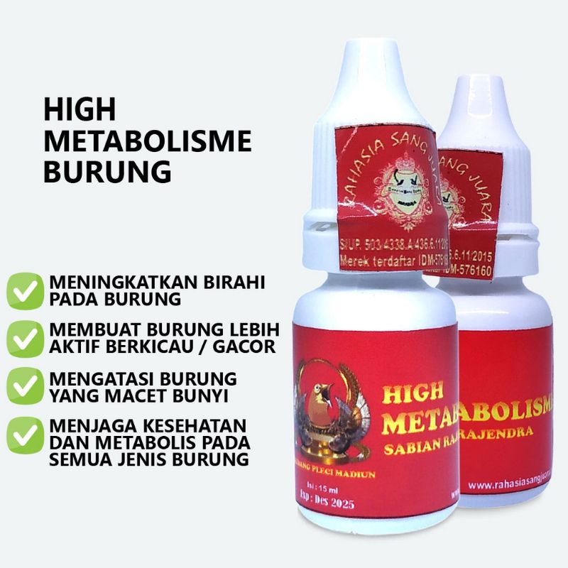 Metabolisme high Sabian Rajendra