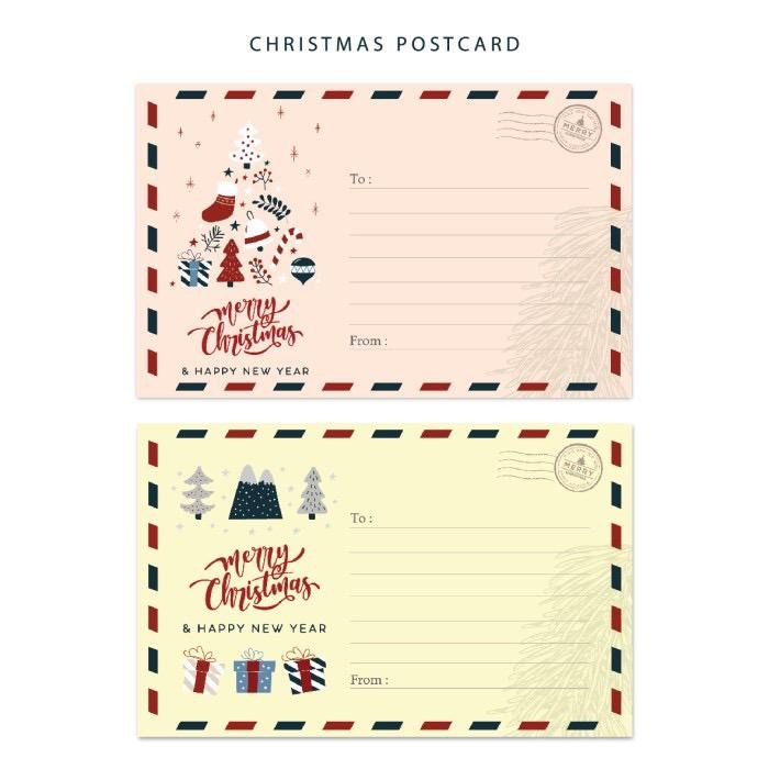

POSTCARD CHRISTMAS Kartu Ucapan Blank Card Christmas Greeting Card K16