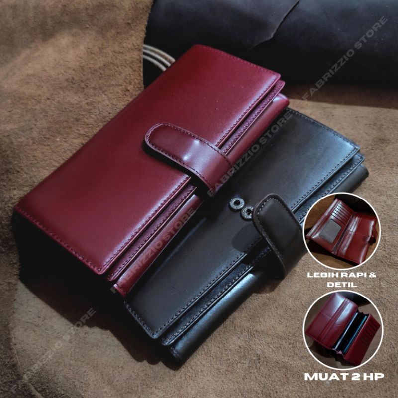 dompet wanita hp banyak kartu kulit sapi|free tulis nama
